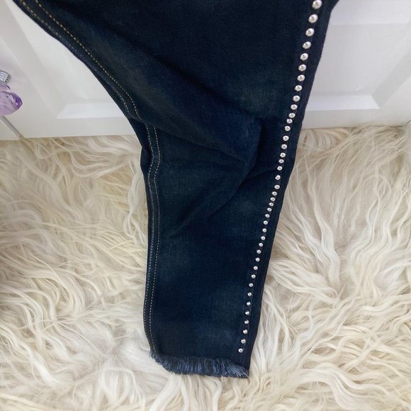 IRO Nanex cropped studded low-rise skinny jeans - Picture 6 of 15